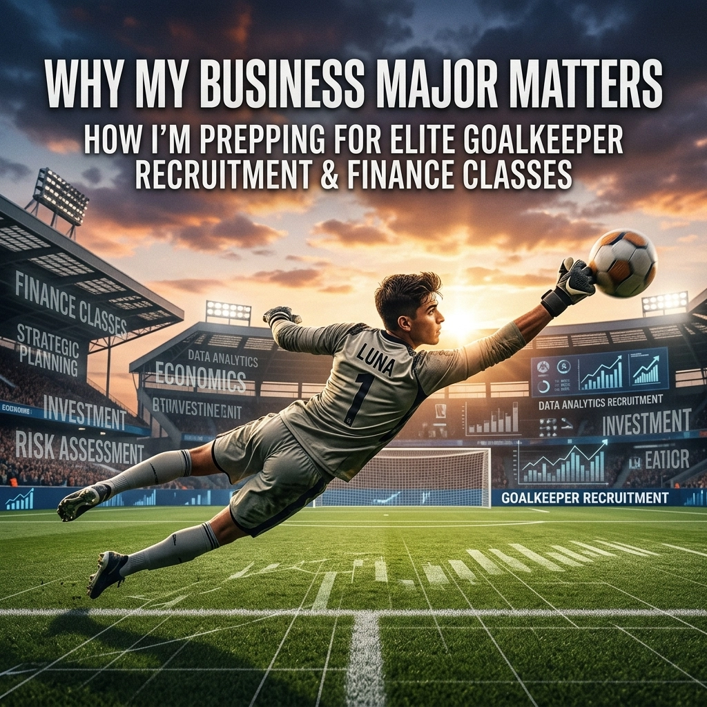 Why My Business Major Matters: How I’m Prepping for Elite Goalkeeper Recruitment and Finance Classes
